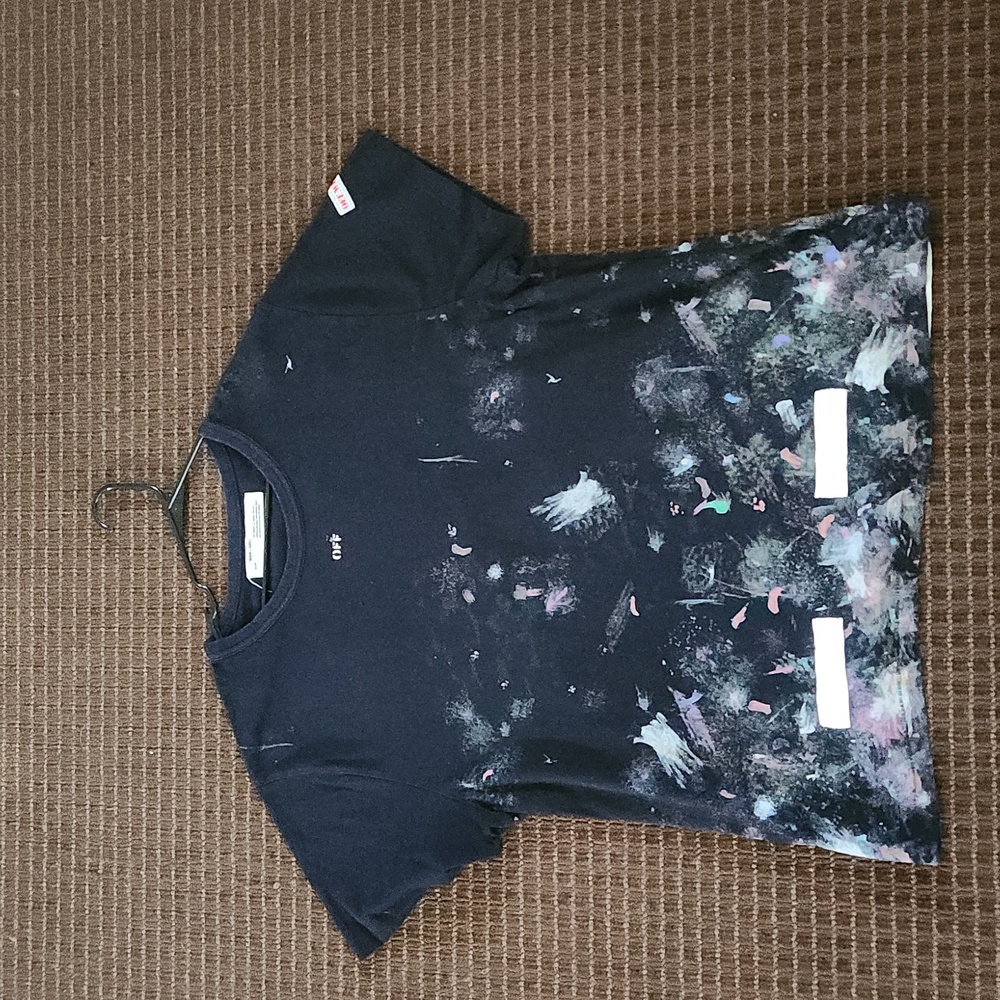 Off white galaxy tee Seeing things Tshirt XXL